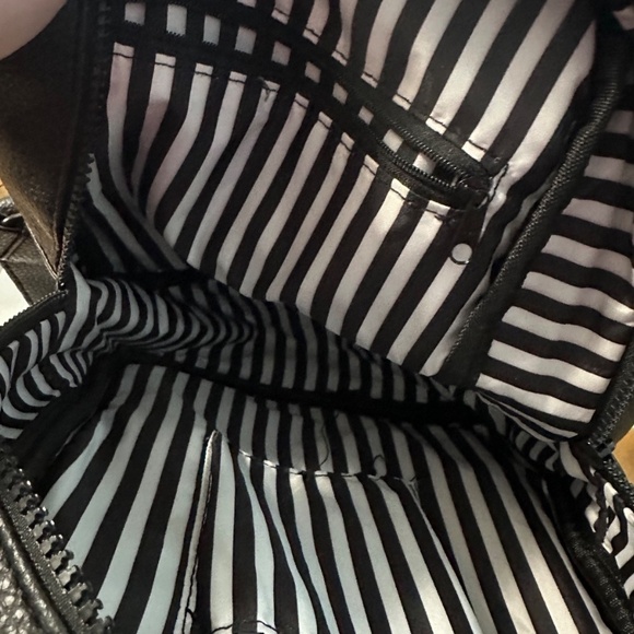 Marc Tetro Mini Backpack French Bulldog Dog Black Faux Leather – Like New - Picture 4 of 8